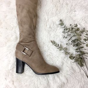 Marc Fisher Over-The-Knee Tan Boots